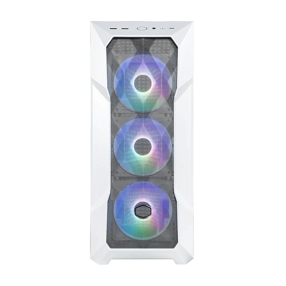Gabinete Gamer Cooler Master Masterbox Td500 Mesh V2 White, Mid Tower, Vidro, Sem Fonte, 3x Fans, ARGB, Td500v2-wgnn-s00 Gabinete Gamer Cooler Master Masterbox Td500 Mesh V2 White, Mid Tower, Vidro, Sem Fonte, 3x Fans, ARGB, Td500v2-wgnn-s00