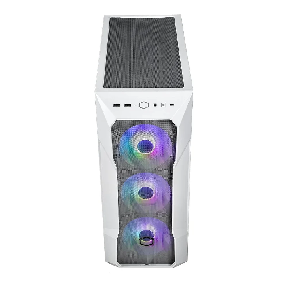 Gabinete Gamer Cooler Master Masterbox Td500 Mesh V2 White, Mid Tower, Vidro, Sem Fonte, 3x Fans, ARGB, Td500v2-wgnn-s00 Gabinete Gamer Cooler Master Masterbox Td500 Mesh V2 White, Mid Tower, Vidro, Sem Fonte, 3x Fans, ARGB, Td500v2-wgnn-s00