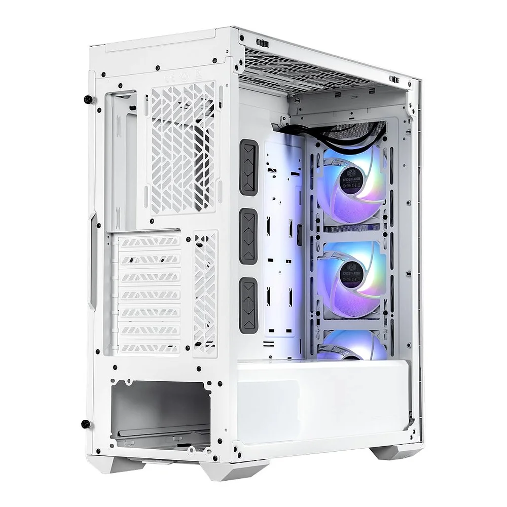 Gabinete Gamer Cooler Master Masterbox Td500 Mesh V2 White, Mid Tower, Vidro, Sem Fonte, 3x Fans, ARGB, Td500v2-wgnn-s00 Gabinete Gamer Cooler Master Masterbox Td500 Mesh V2 White, Mid Tower, Vidro, Sem Fonte, 3x Fans, ARGB, Td500v2-wgnn-s00