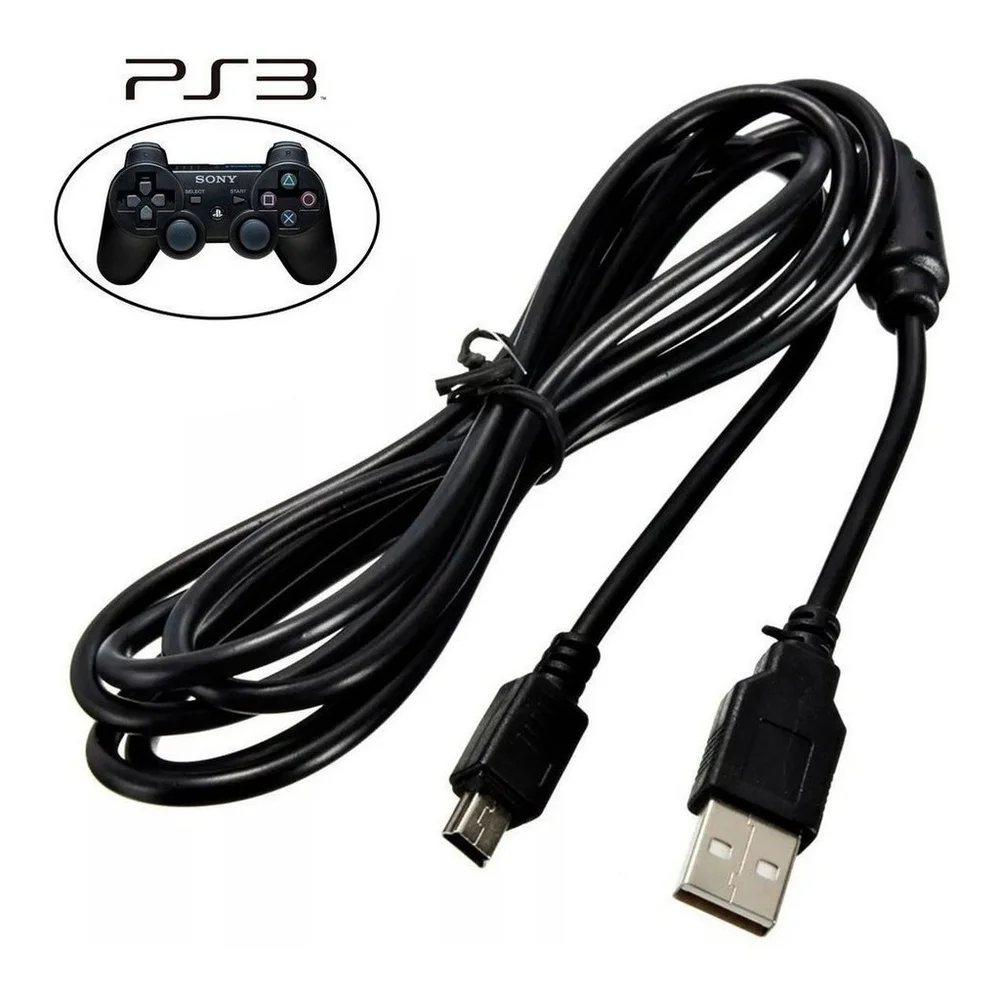 Cabo Supplyrota V3, USB Para Controle Ps3 Cabo Supplyrota V3, USB Para Controle Ps3