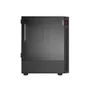 Gabinete Gamer Pcyes Bolter Black Vulcan, Lateral Em Vidro - Gbbvpbr