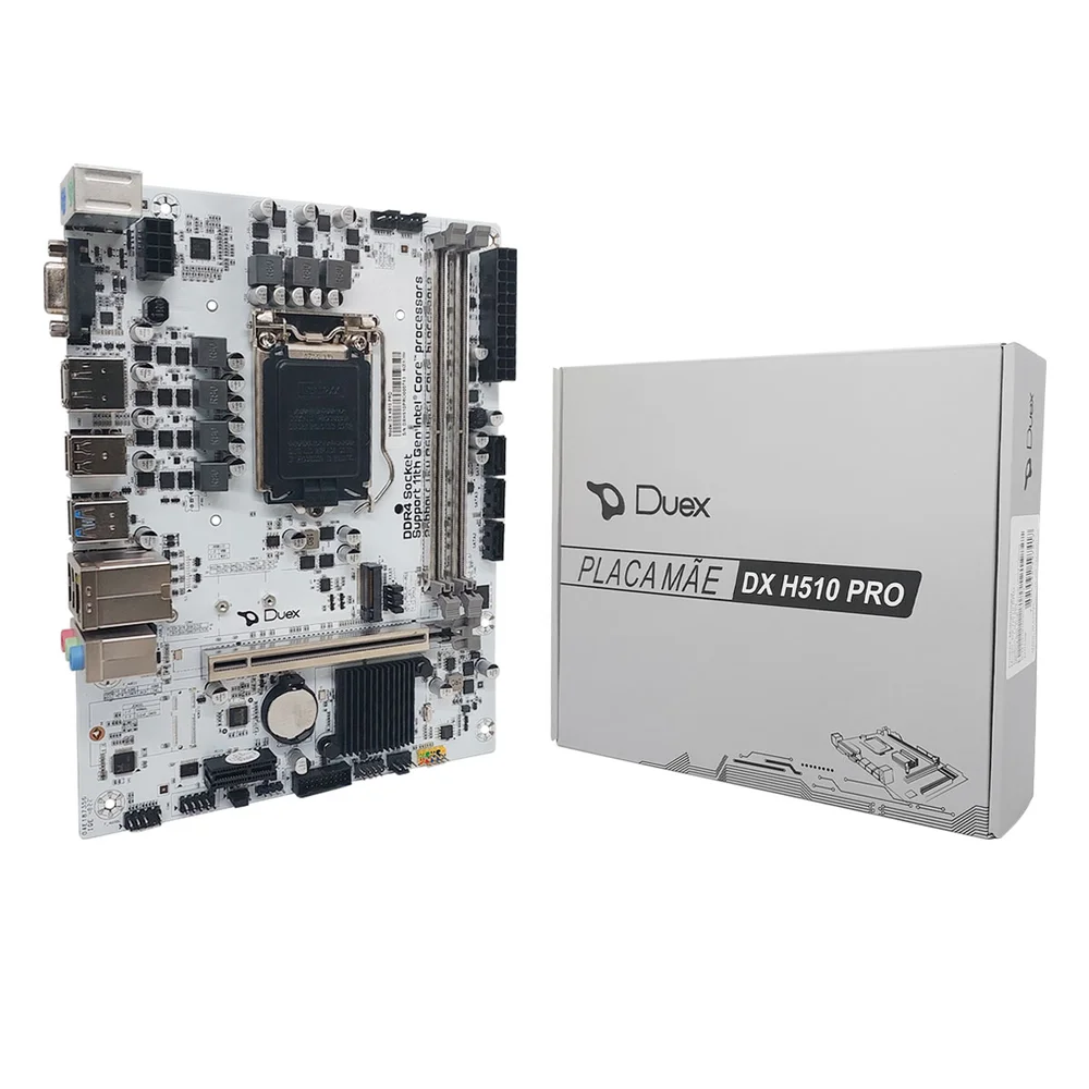 Placa Mãe Duex Dx H510 Pro, Intel 10ª/11ª Geração, LGA1200, DDR4, Micro ATX Placa Mãe Duex Dx H510 Pro, Intel 10ª/11ª Geração, LGA1200, DDR4, Micro ATX