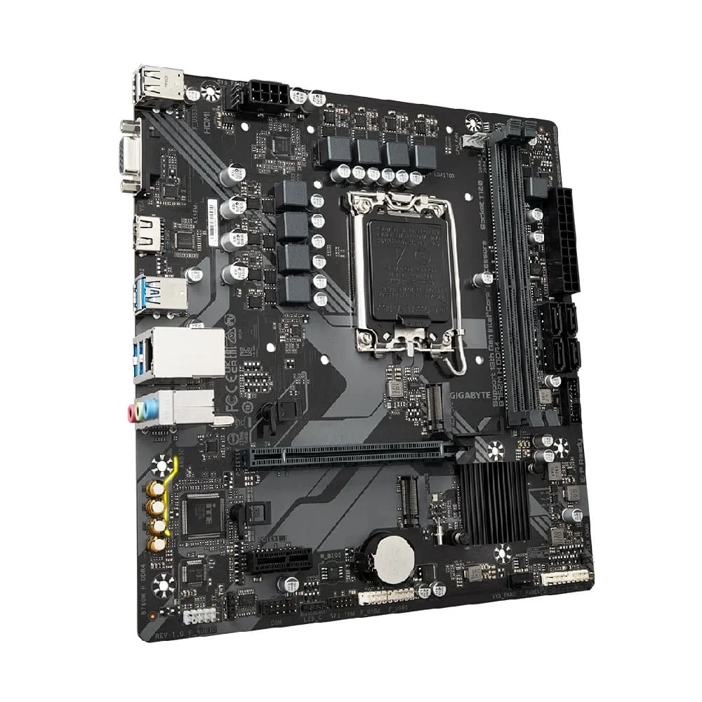 【新品】GIGABYTE B760M H DDR4 マザーボード Placa Me Gigabyte B760m H DDR4 Microatx KaBuM