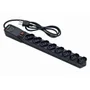 Filtro De Linha Ts Shara, Protetor, 8 Tomadas, Bivolt, Cabo 1,5m, Preto