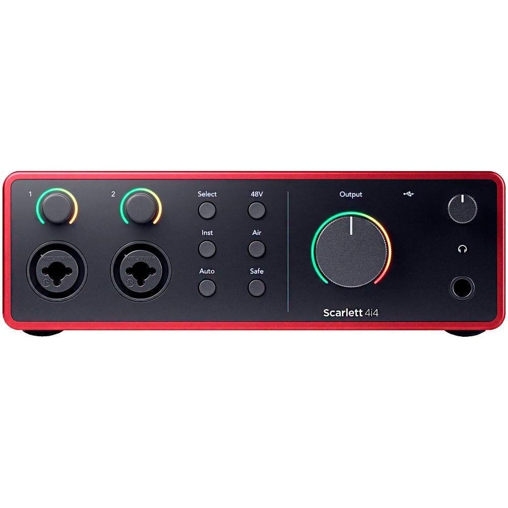 Interface Focusrite Scarlett 4i4 4th Gen KaBuM
