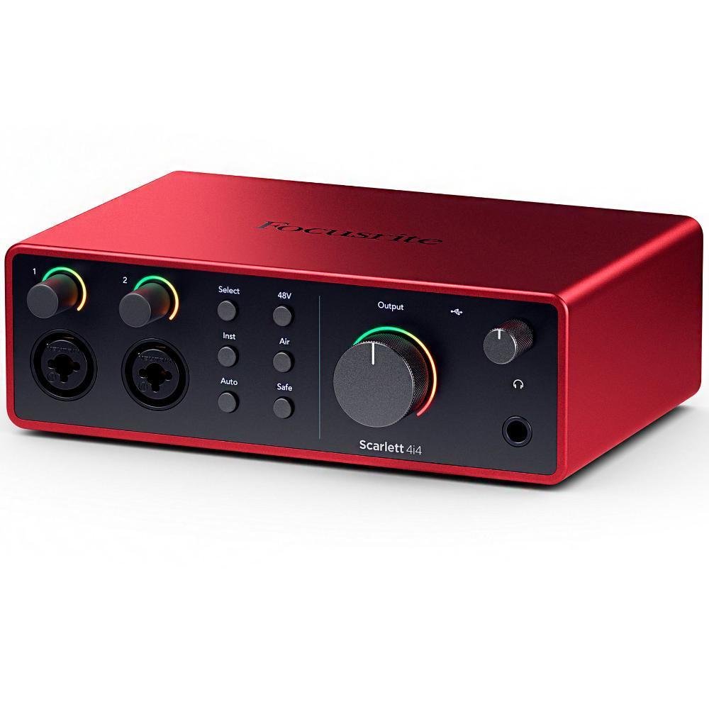 Interface Focusrite Scarlett 4i4 4th Gen KaBuM