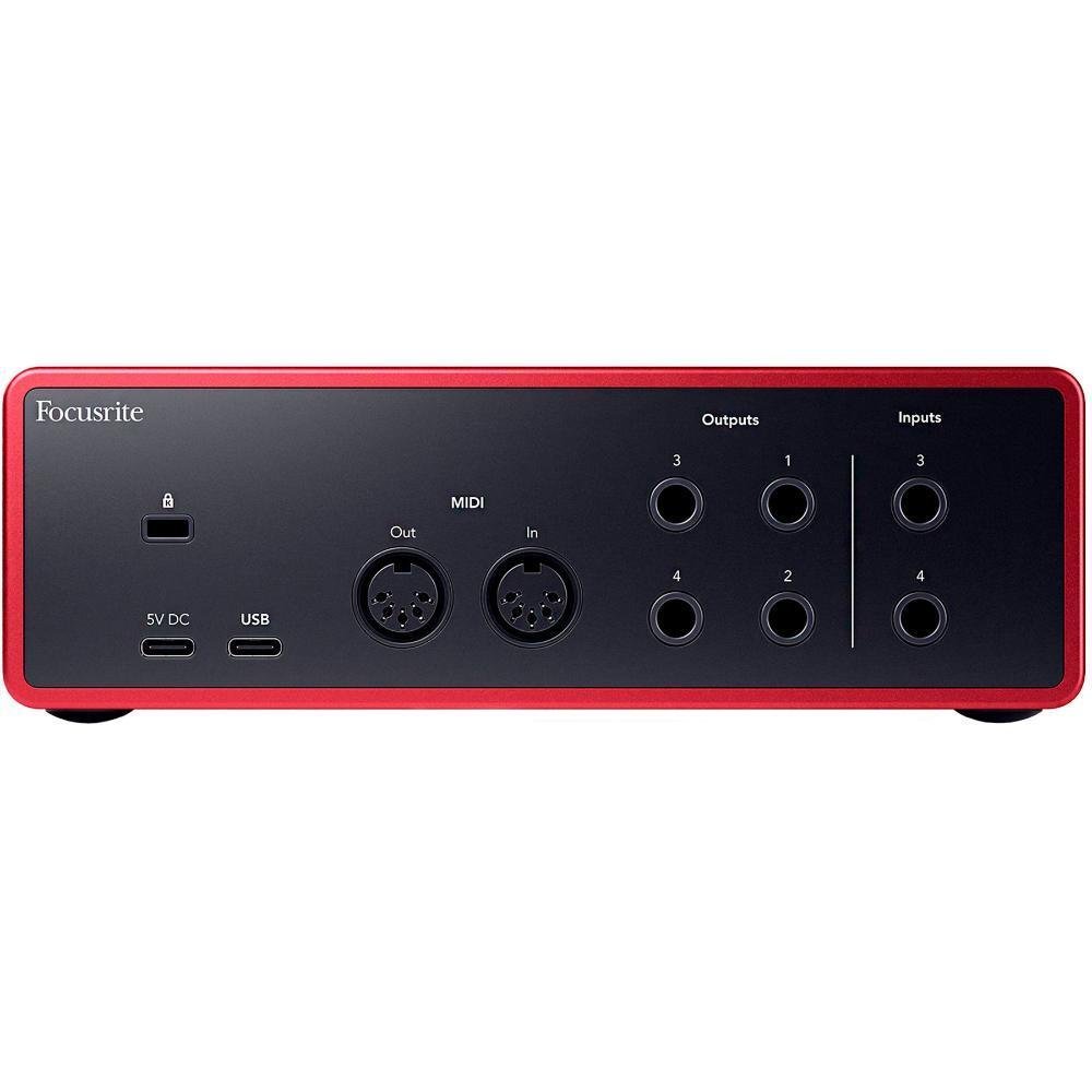 Interface Focusrite Scarlett 4i4 4th Gen KaBuM