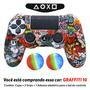 Capa Capinha Case Skin Para Controle De Ps4 Playstation 4 Cor: Graffiti 10