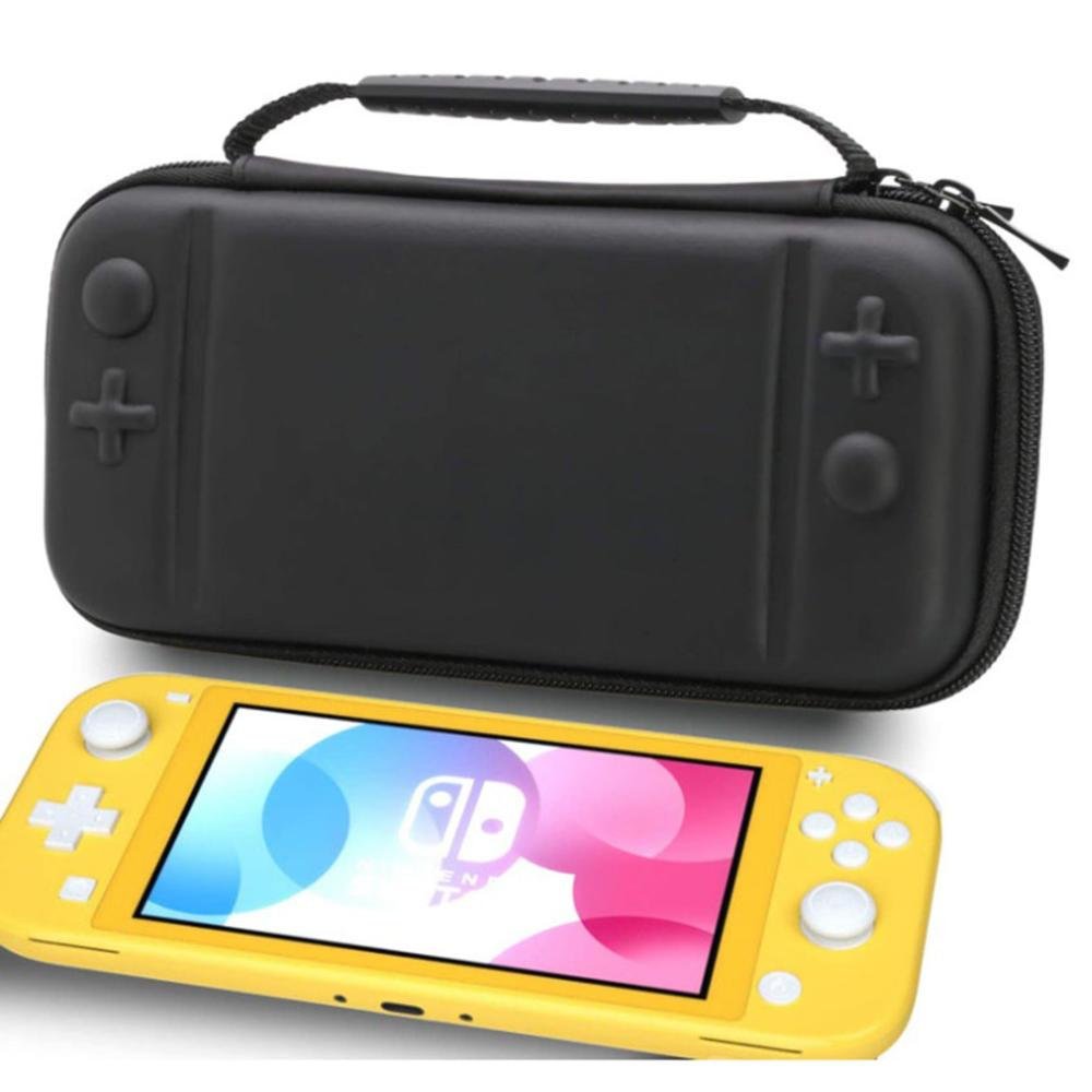 Case Estojo Premium 123games, Compativel Com, Nintendo Switch Lite, Alça Mão, Preto