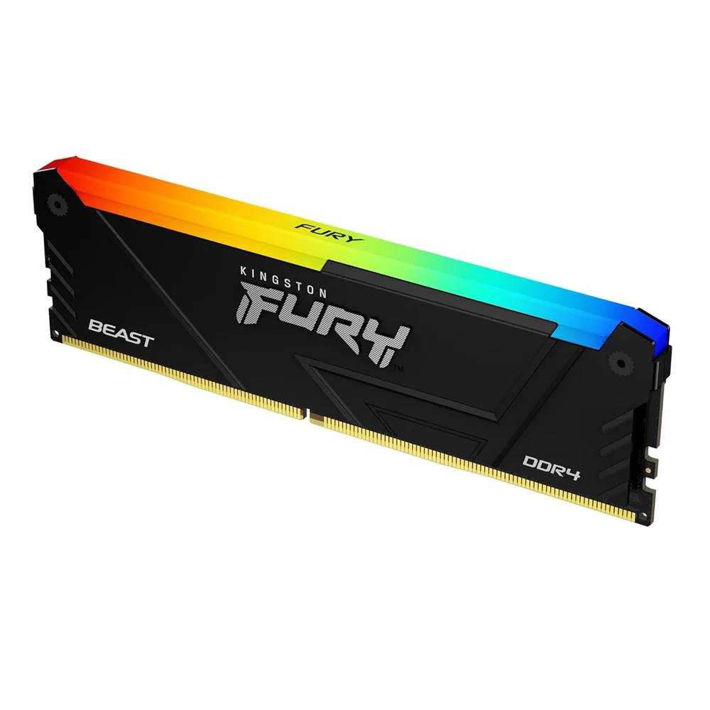 Memoria 16Gb Ddr4 3200 Cl16 1.2V Desktop Fury Beast RGB KF432C16BB12A/16 Kingston Memoria 16Gb Ddr4 3200 Cl16 1.2V Desktop Fury Beast RGB KF432C16BB12A/16 Kingston