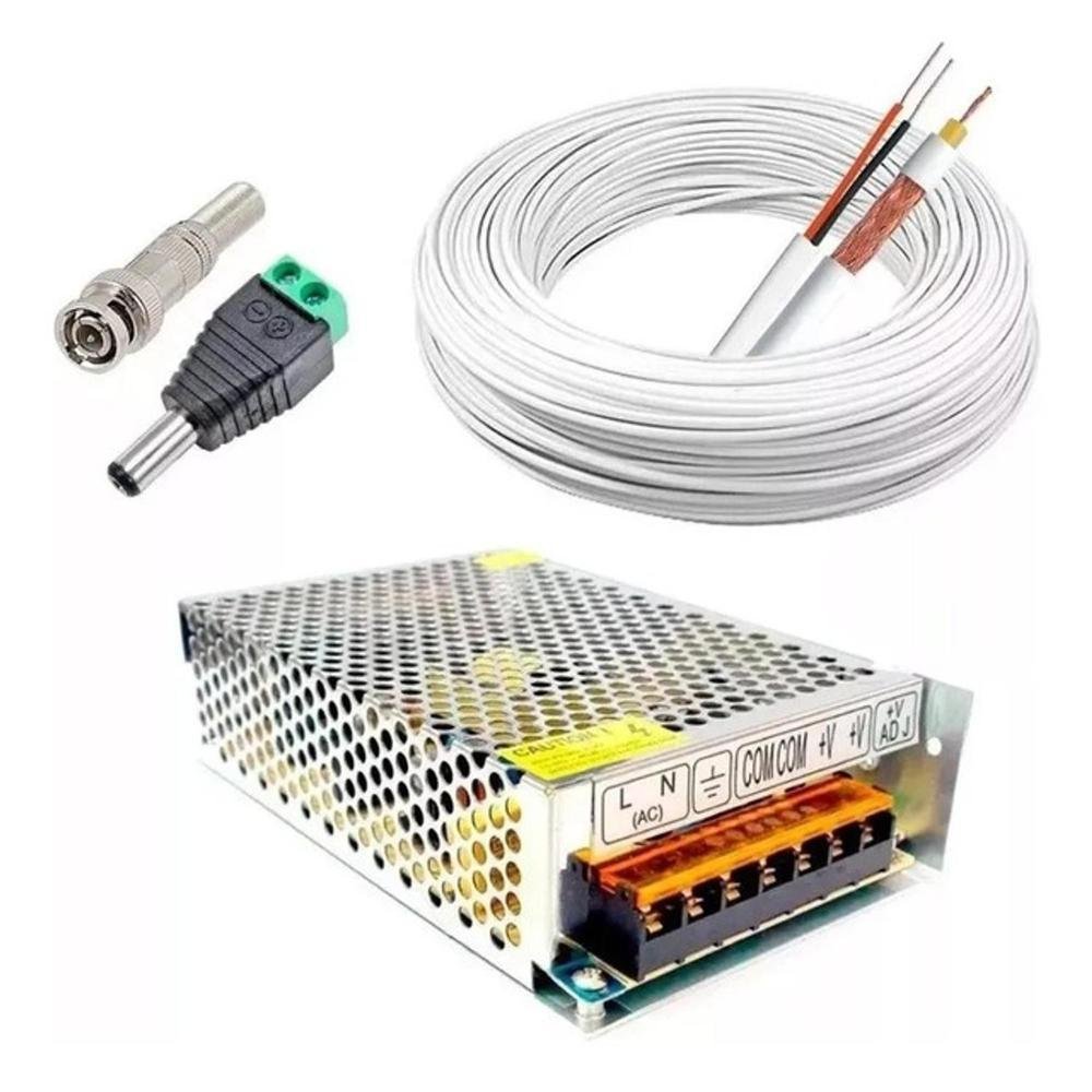 Kit 10 Câmeras Intelbras, Vhd 1220 B, FULL Color, Bullet, Full HD, 1080p Multi Hd Ir 20m + Dvr Mhdx 1216 Kit 10 Câmeras Intelbras, Vhd 1220 B, FULL Color, Bullet, Full HD, 1080p Multi Hd Ir 20m + Dvr Mhdx 1216