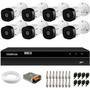 Kit Intelbras 8 Câmeras Hd 720p Vhl 1120 B + Dvr 1108 Intelbras + Acessórios
