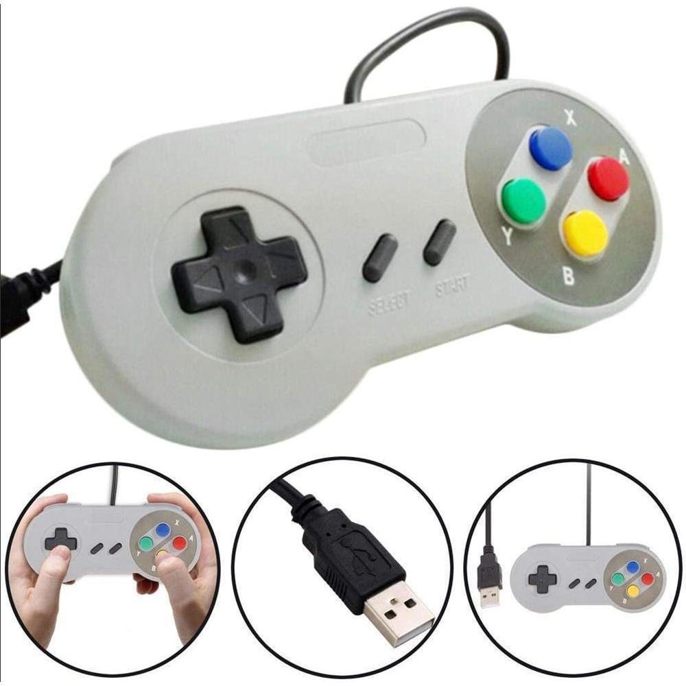 Controle USB, Snes Super, Para Pc Raspberry Mac Linux