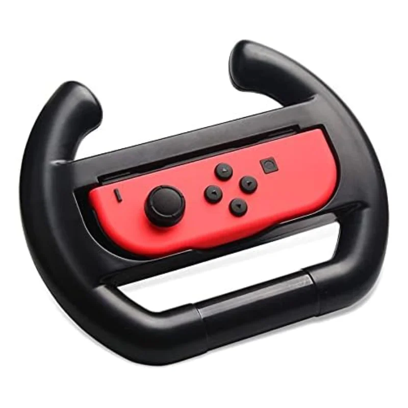 2 Volantes Nintendo Switch, Controle Joy-con Grip, Preto - Dobe 2 Volantes Nintendo Switch, Controle Joy-con Grip, Preto - Dobe