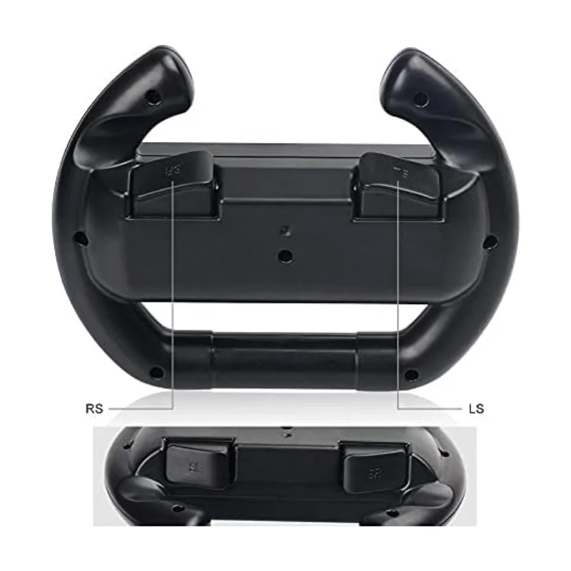 2 Volantes Nintendo Switch, Controle Joy-con Grip, Preto - Dobe 2 Volantes Nintendo Switch, Controle Joy-con Grip, Preto - Dobe
