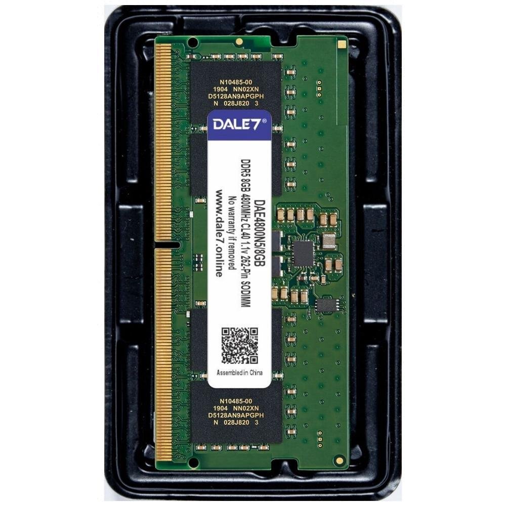 Memória Dale7, 8GB, 4800Mhz, DDR5, Notebook, 1.1v