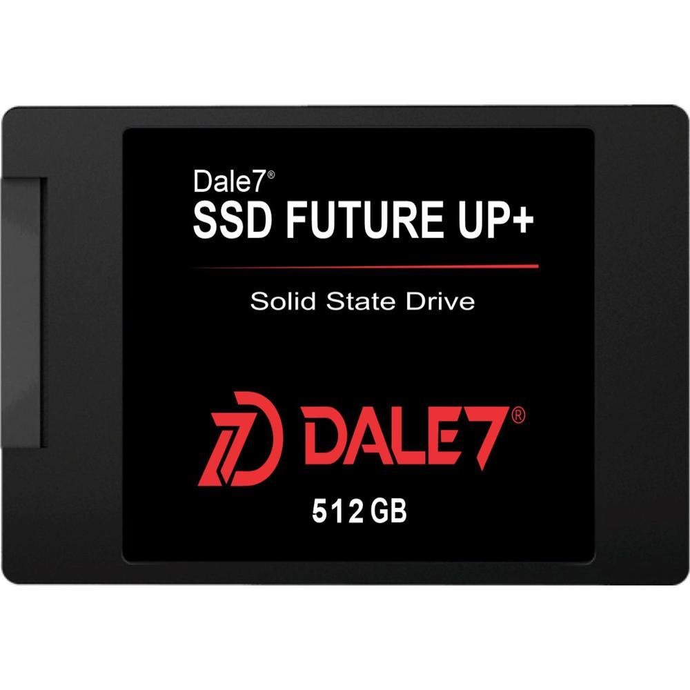 SSD 512GB Dale7 Future Up+, 2.5'' SATA 3.0 (6gb/s), Leitura 550mb/s, Gravação 500mb/s