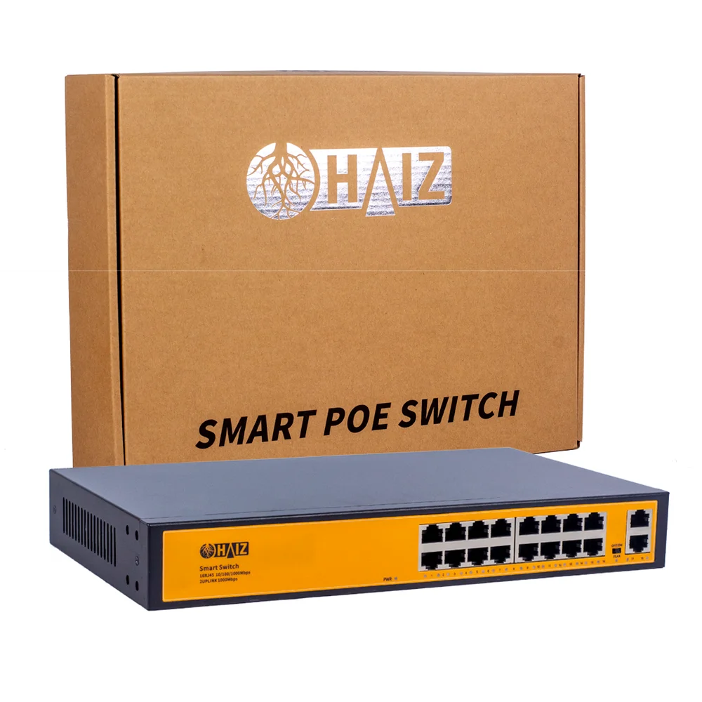 Switch Poe 101001000 Haiz 16 Portas KaBuM