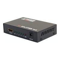 Adaptador Splitter, 4 HDMI, 1080p, 3D