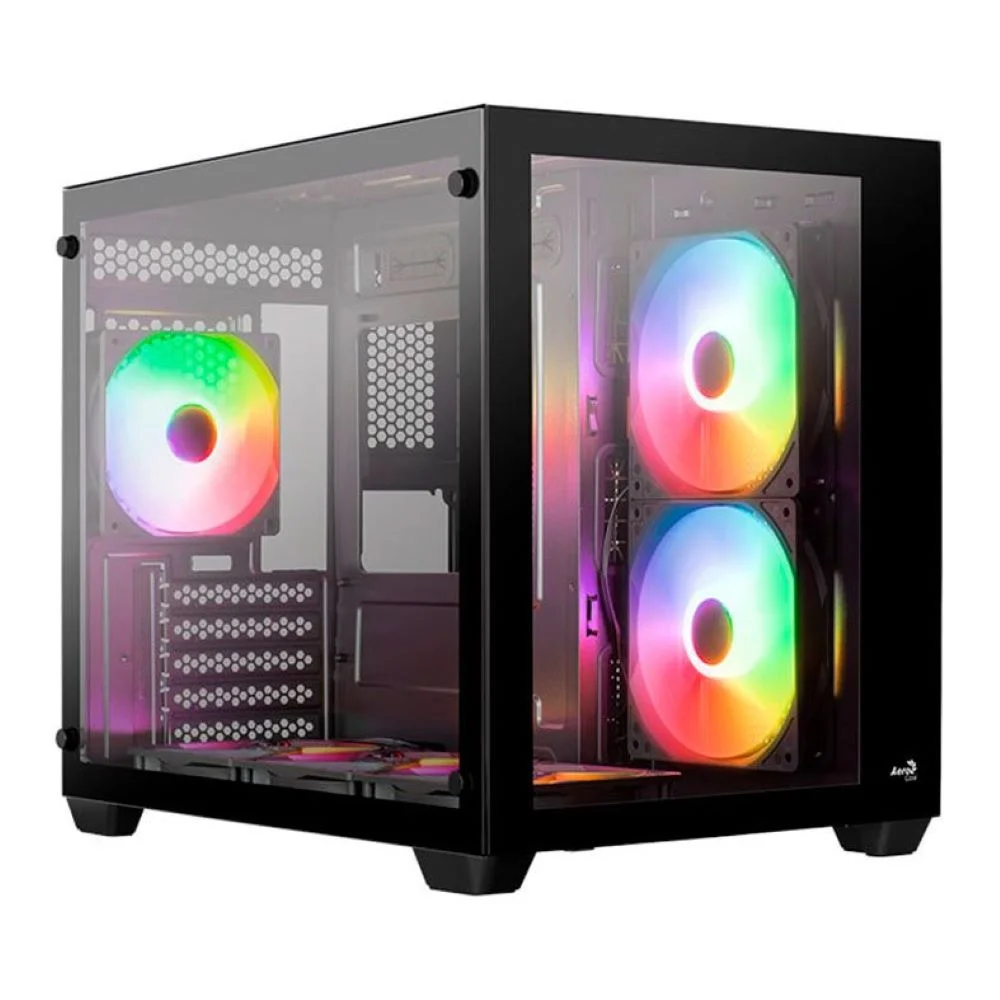 Gabinete Gamer Mini Tower 6 Fan Rgb, Sem Fonte, Aerocool Dryft Mini - Dryft-mini-g-bk-v2 Gabinete Gamer Mini Tower 6 Fan Rgb, Sem Fonte, Aerocool Dryft Mini - Dryft-mini-g-bk-v2