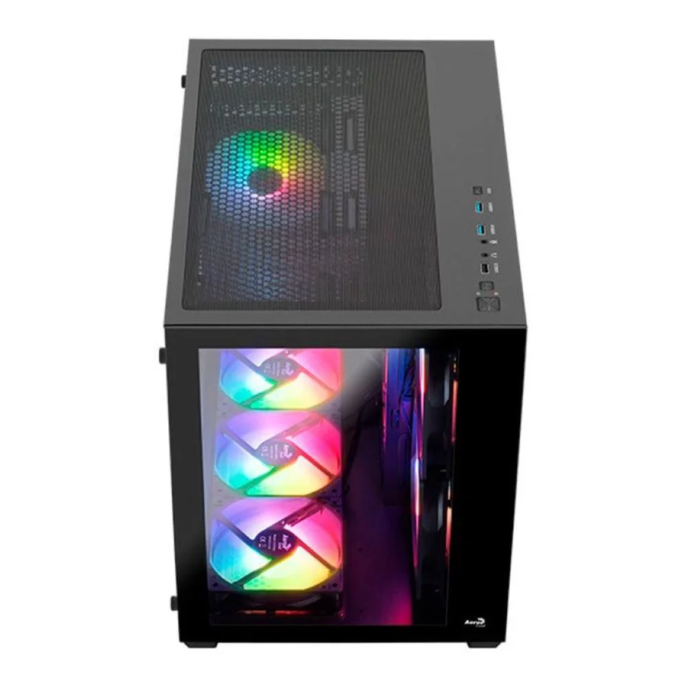 Gabinete Gamer Mini Tower 6 Fan Rgb, Sem Fonte, Aerocool Dryft Mini - Dryft-mini-g-bk-v2 Gabinete Gamer Mini Tower 6 Fan Rgb, Sem Fonte, Aerocool Dryft Mini - Dryft-mini-g-bk-v2