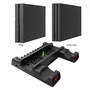Carregador Base, Cooler, Controle, Video Game Ps4, Preto