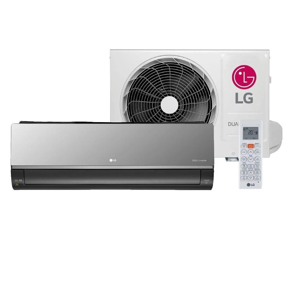 Ar Condicionado Split Lg Dual Inverter Voice Artcool + IA, 24000 BTUs, 220v, Frio Ar Condicionado Split Lg Dual Inverter Voice Artcool + IA, 24000 BTUs, 220v, Frio