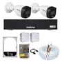 Kit 2 Cameras Segurança Intelbras Full Color Vhd 1120b Dvr 4ch Full C/ Hd 1TB .