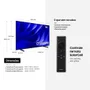 Samsung Smart Big Tv 75” Crystal UHD 4K, Painel Dynamic Crystal Color, Alexa Built In 75” - 75du8000 2024