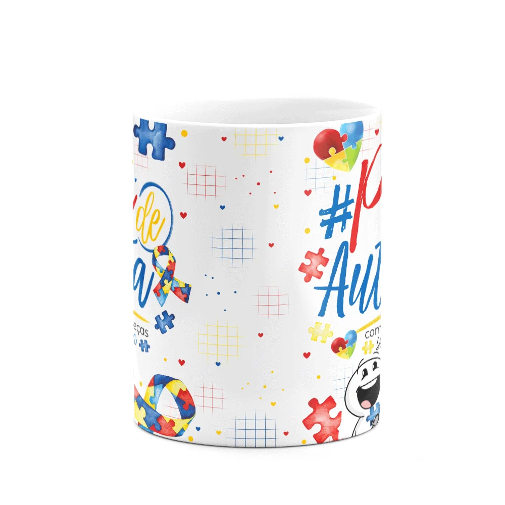 Caneca Happy - Autista - Pai Atípico, Pai De Autista