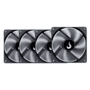 Kit 4 Cooler Fan Rise Mode 120mm 12v Preto - Rm-bk-01-fb