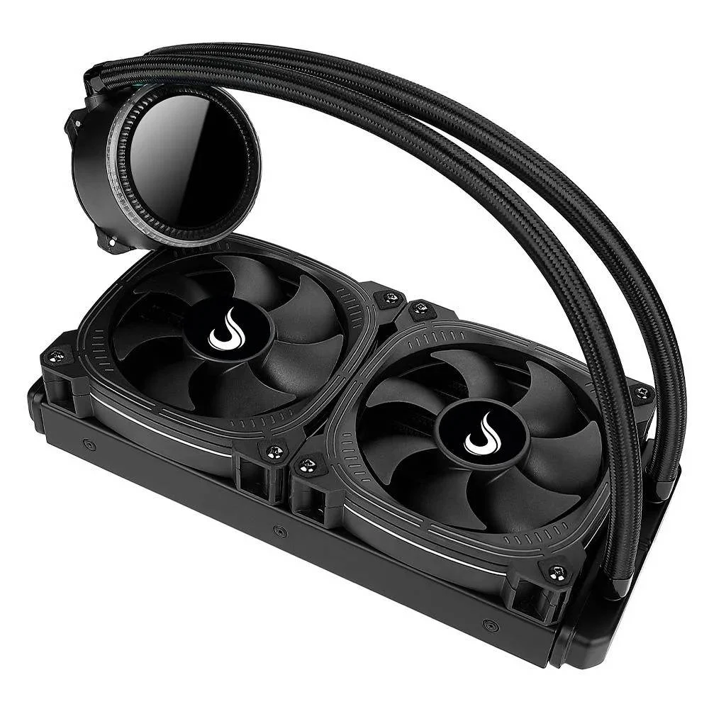 Water Cooler Rise Mode Aura Ice Black 240mm 1800 RPM ARGB - RM-WAIB-05-ARGB Water Cooler Rise Mode Aura Ice Black 240mm 1800 RPM ARGB - RM-WAIB-05-ARGB