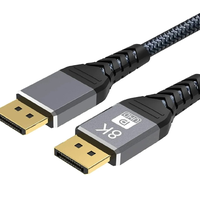 Cabo Trançado Displayport 8k/60hz 4k/144hz 2 Metros - Storm
