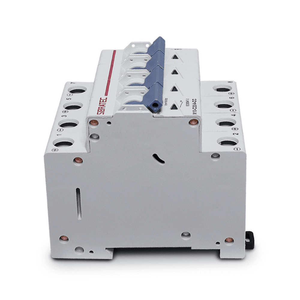 Disjuntor Mini Din Fotovoltaico 1000vcc | TetraPolegadasar X10 20a | Ruptura 10ka