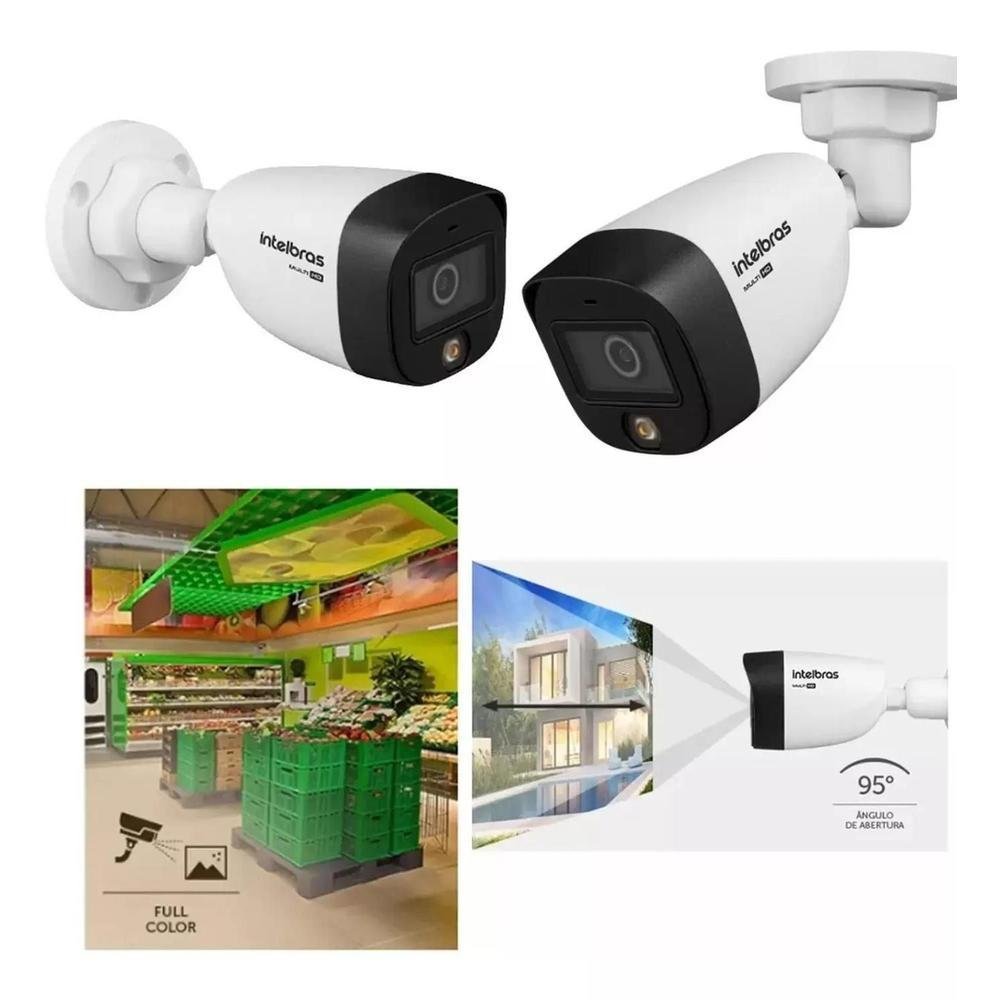 Kit 8 Cameras 1120b Full Color Intelbras Dvr 8ch Intelbras Hd 1 Tb Kit 8 Cameras 1120b Full Color Intelbras Dvr 8ch Intelbras Hd 1 Tb