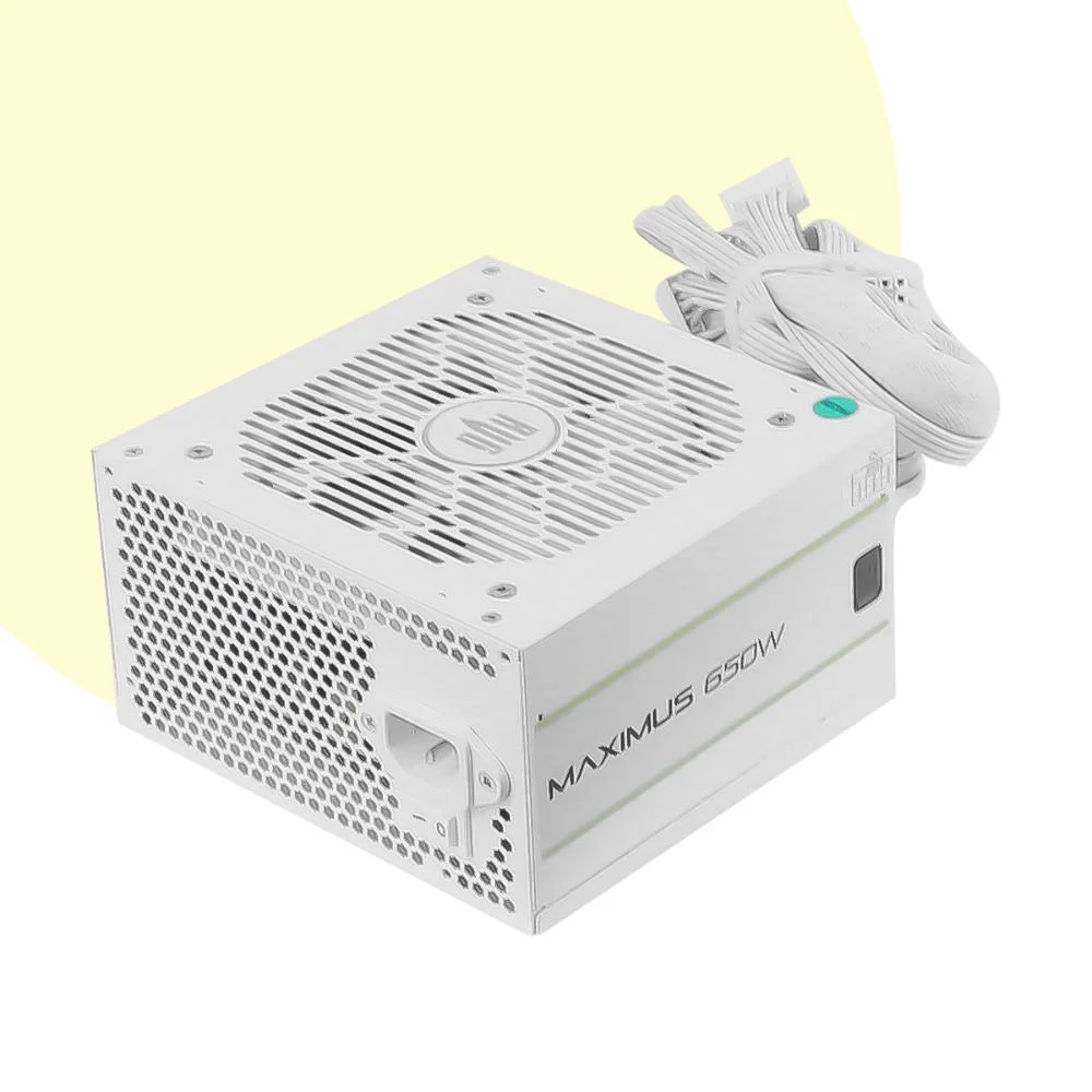 Fonte Atx Alimentação 650w RGB Silencioso 80 Plus Bronze Pfc Fonte Atx Alimentação 650w RGB Silencioso 80 Plus Bronze Pfc