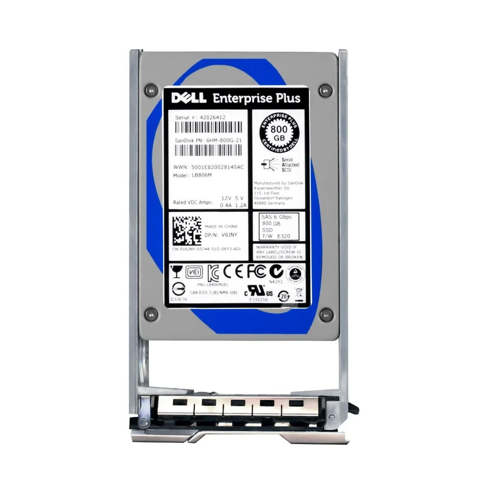 SSD Sas Dell 800gb 0v6jny V6jny 6hm-800g-21 41793224 SSD Sas Dell 800gb 0v6jny V6jny 6hm-800g-21 41793224