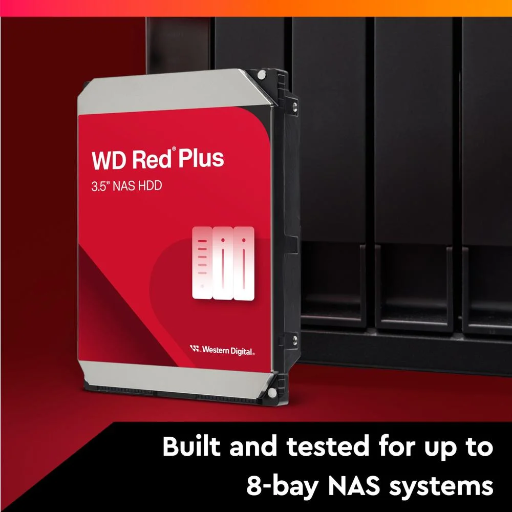 Disco Rígido WD Red Plus NAS 8TBKaBuM