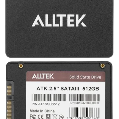SSD 512gb Alltek 25 Sata Ill 6 Gbs KaBuM