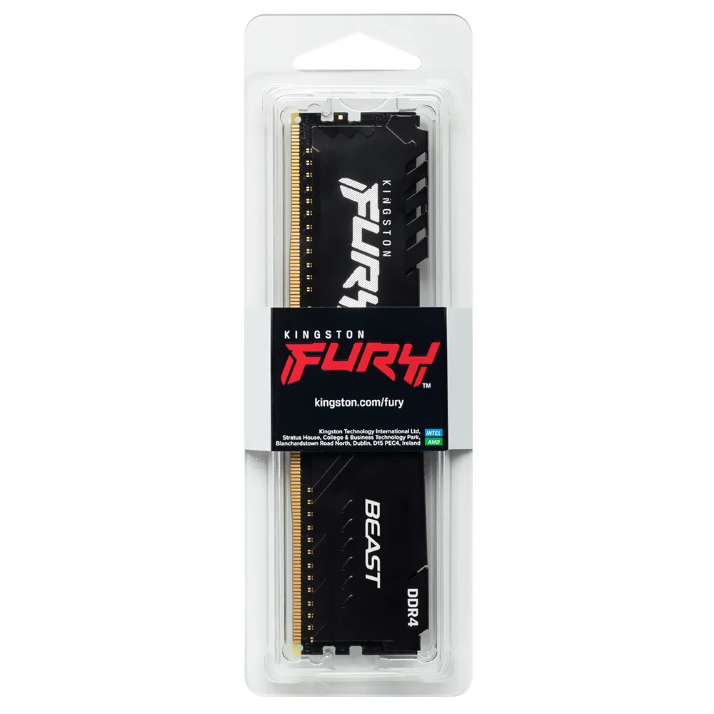 Memória Ram Kingston Fury Beast 16GB 3200Mhz