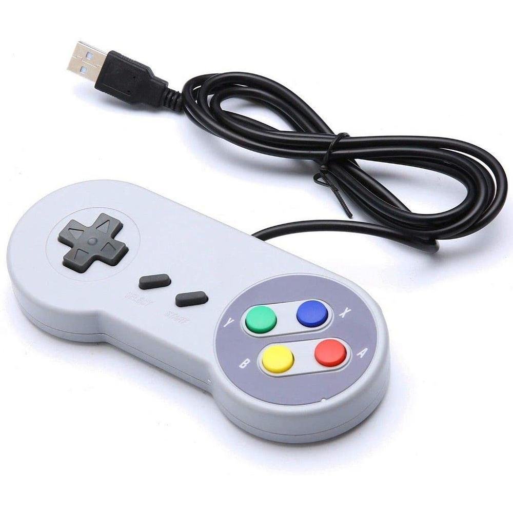 2 Controles S N Snes Usb Para PC Mac Linux Raspberry 2 Controles S N Snes Usb Para PC Mac Linux Raspberry