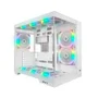 Gabinete Gamer Redragon Wideload Pro Midtower S/fan S/fonte Vidro Temperado Branco - Ca-604w-pro