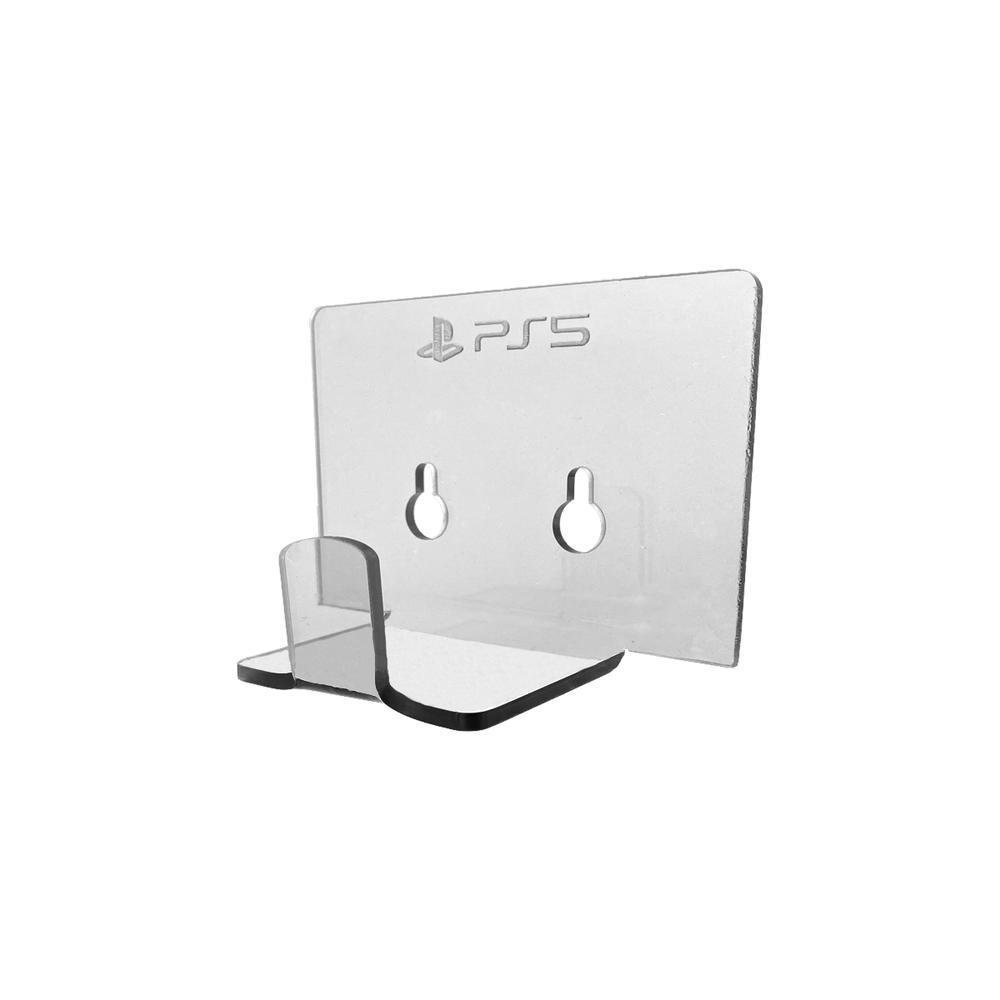 Suporte Controle Parede Playstation 5 - Ps5 - Material Acrílico Cristal (transparente)