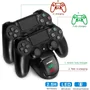 Base Carregador Compatível Com Controle Playstation 4 Dualshock 4