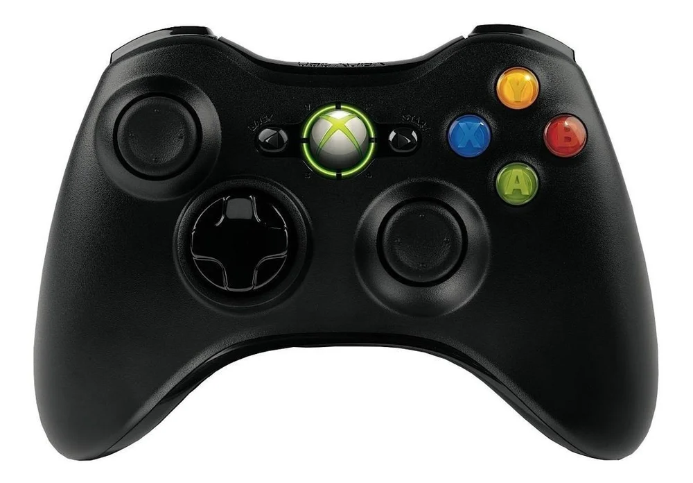 Microsoft XBOX 360 Slim 4gb Standard Cor Matte Black 2 Controles + Kinect + 1 Jogo