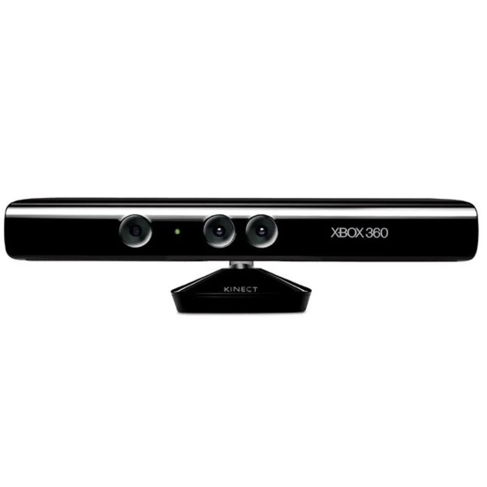 Microsoft XBOX 360 Slim 4gb Standard Cor Matte Black 2 Controles + Kinect + 1 Jogo