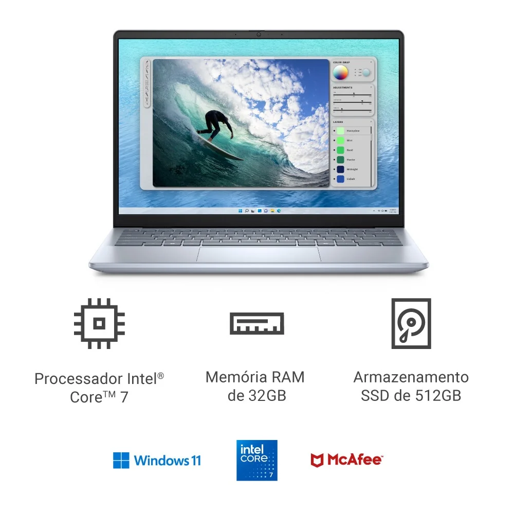 Notebook Dell Inspiron I14i150um90 KaBuM