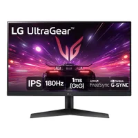 Monitor Gamer LG Ultragear 24 LED, 180Hz, 1ms, HDR10, AMD Freesync, DisplayPort, HDMI - 24gs60f-b