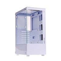 Gabinete Gamer Liketec Heydar Snow Mid Tower Panorâmico Vidro Temperado Sem Fan Branco - Lc-cb-heydar-2087