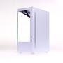 Gabinete Gamer Liketec Heydar Snow Mid Tower Panorâmico Vidro Temperado Sem Fan Branco - Lc-cb-heydar-2087
